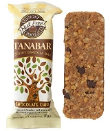 Vermont Nut Free Chocolates Chewy Granola Tanabar (Chocolate Chip) 2.1 Ounce Bars