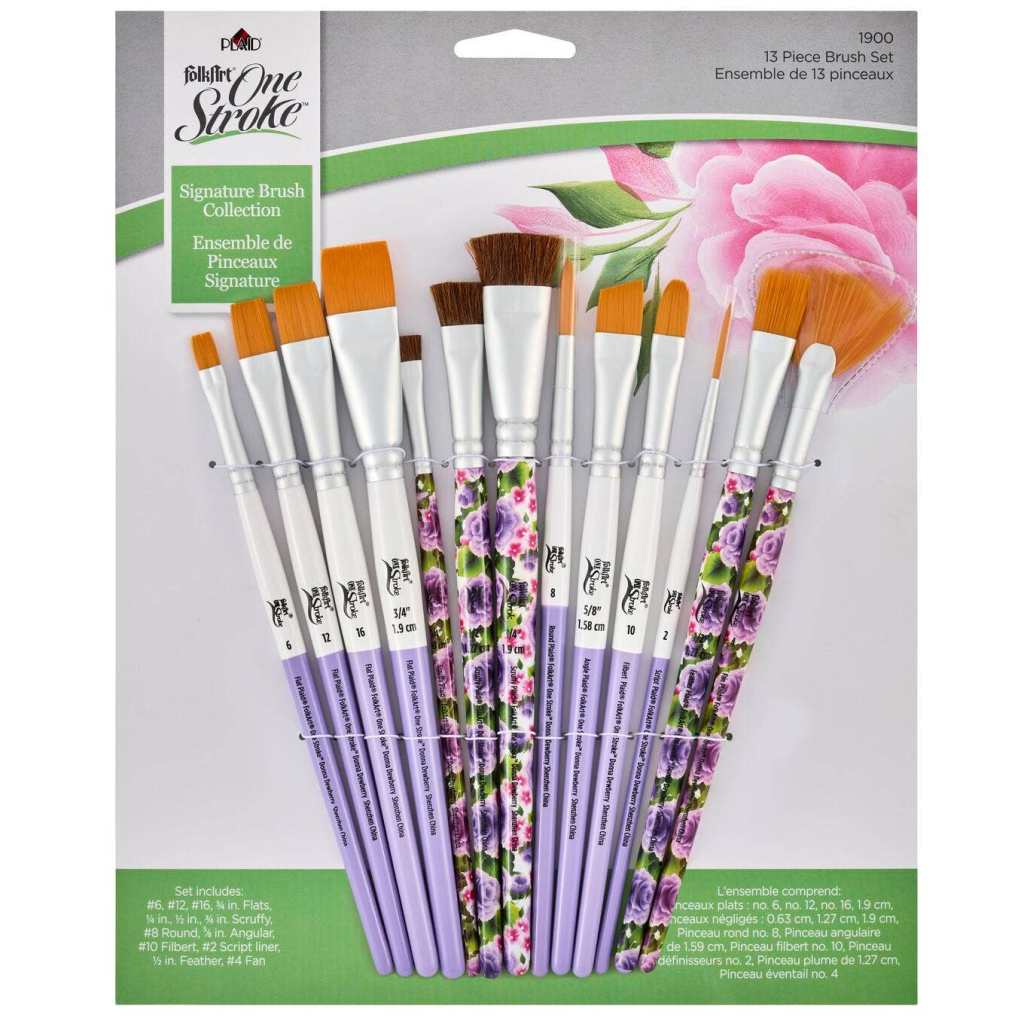 FolkArt ® One Stroke™ Signature Brush Set - 13-Piece