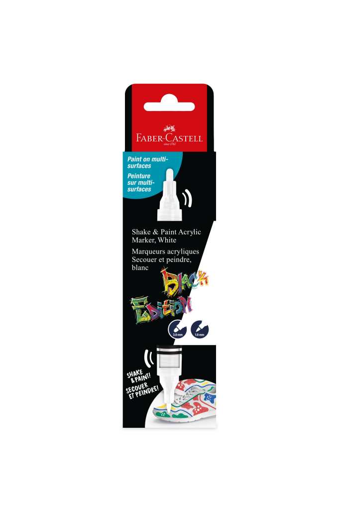 Shake & Paint Acrylic Markers 1 Ct White