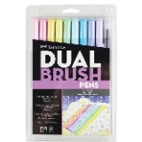 Tombow Dual Brush Pens: Pastel Color Set Pastel