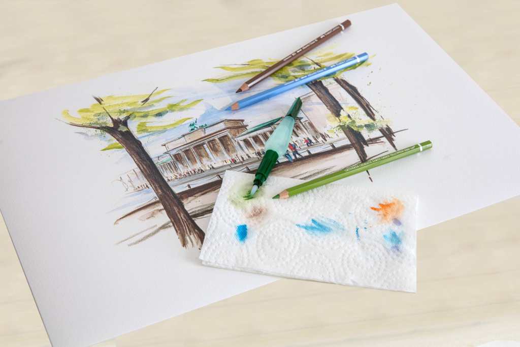 Art & Graphic Refillable Water Brush Paint Brush
