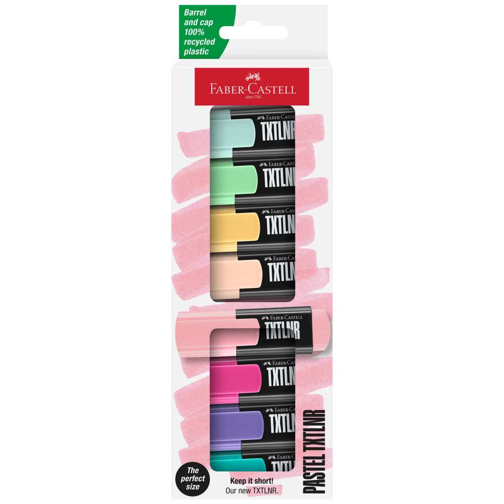 TXTLNR Mini - Highlighter 8 Pack Pastel